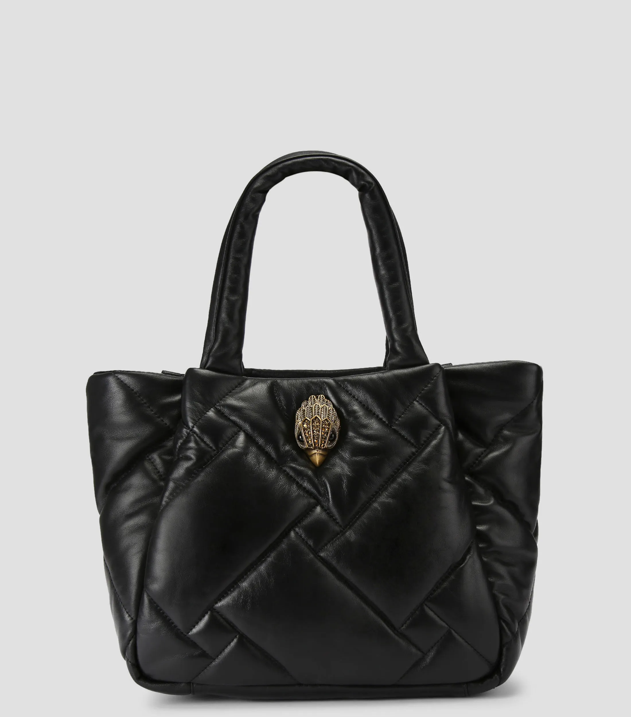 Kurt Geiger Bolso Tote Negro en piel Kensington Puff Mujer