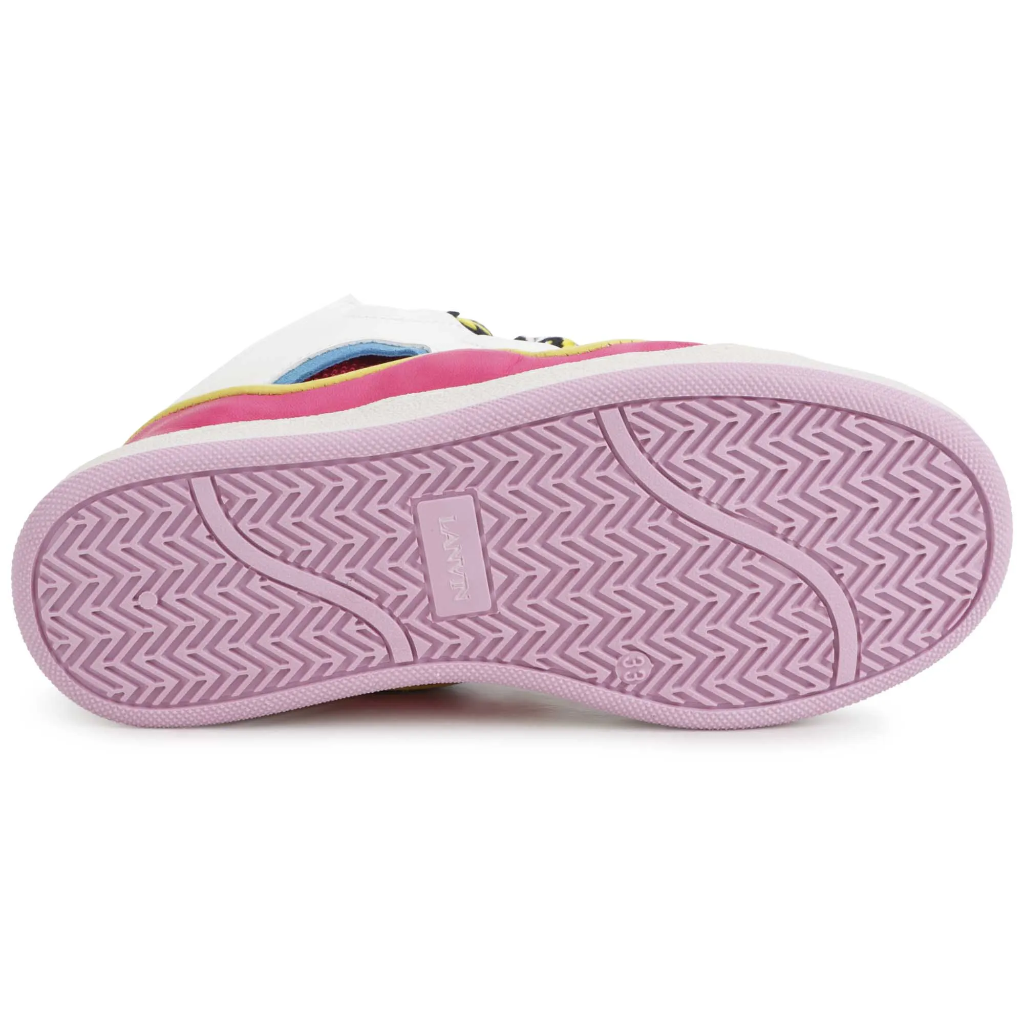 LANVIN Deportivas de piel y textil
