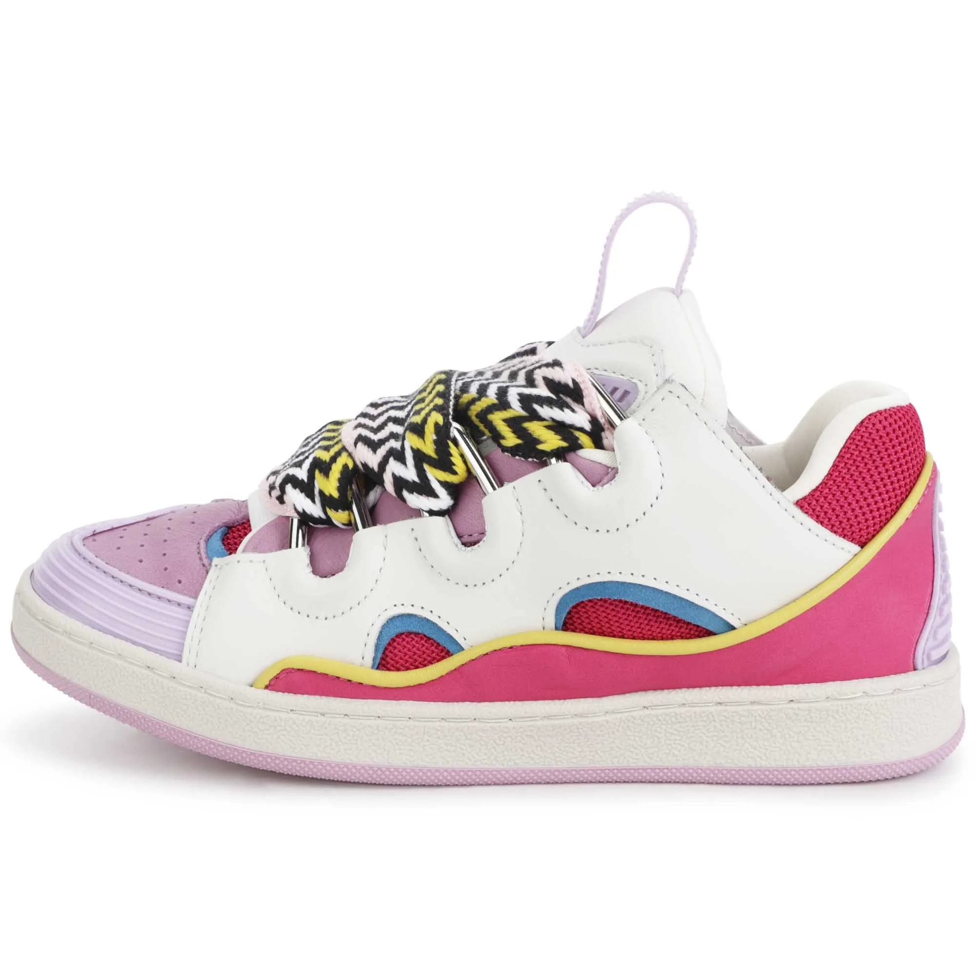 LANVIN Deportivas de piel y textil