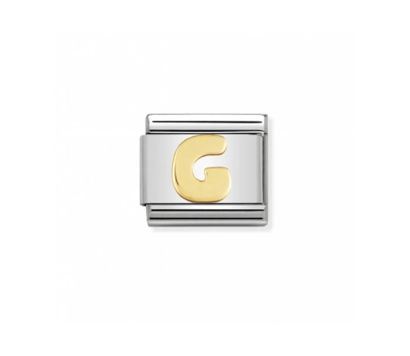 Link Classic Letra G acero y oro 030101 07