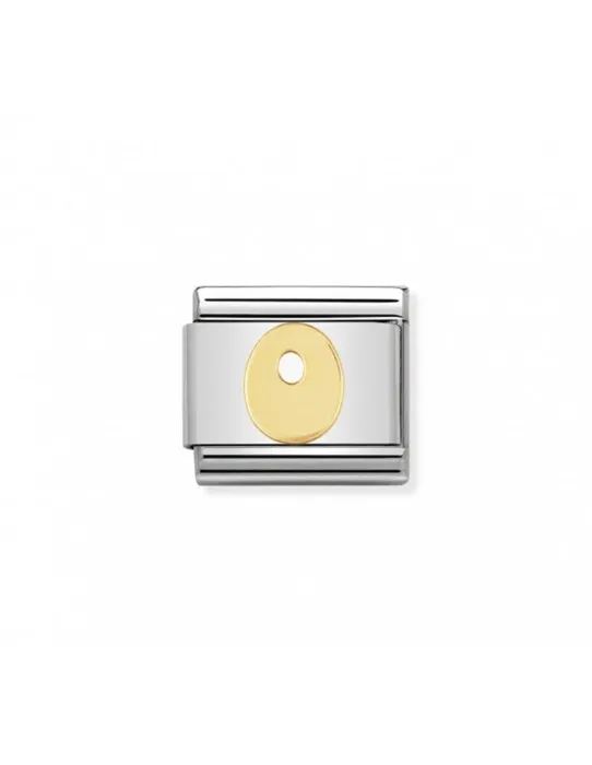Link Classic Letra O acero y oro 030101 15