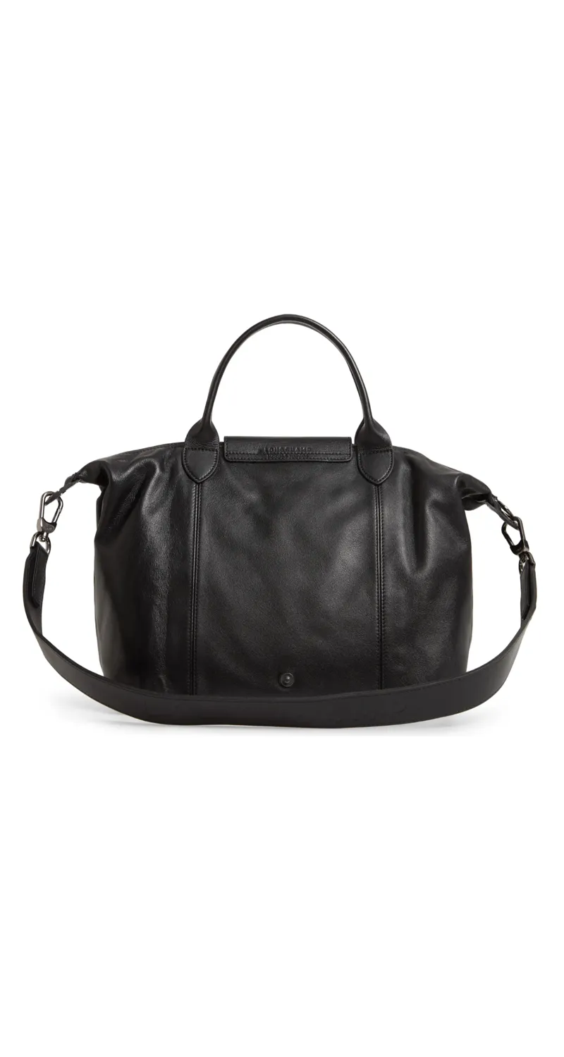 LONGCHAMP Bandolera Cuero Le Pliege Negro