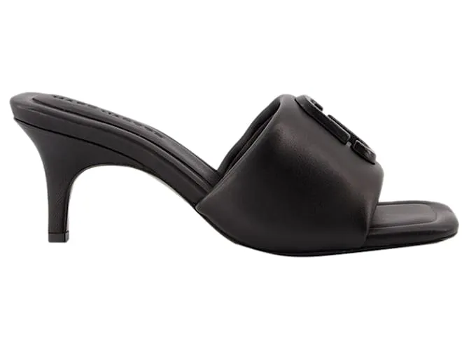 LOS J MARC PUMPS  MARC JACOBS  CUERO  NEGRO 