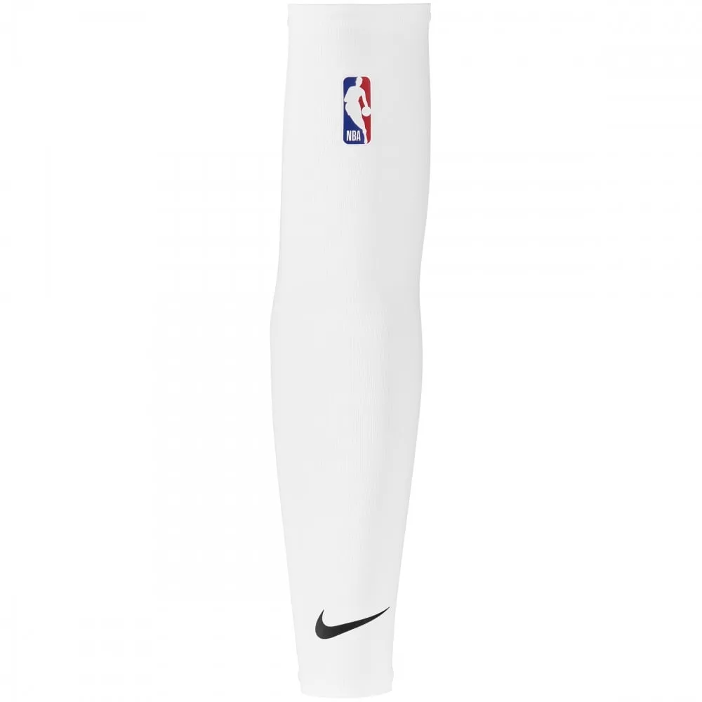 Manga Compresiva NBA Shooter Sleeves 2.0 White