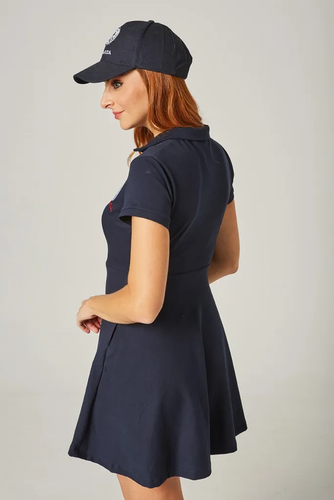Mangata vestido polero marino