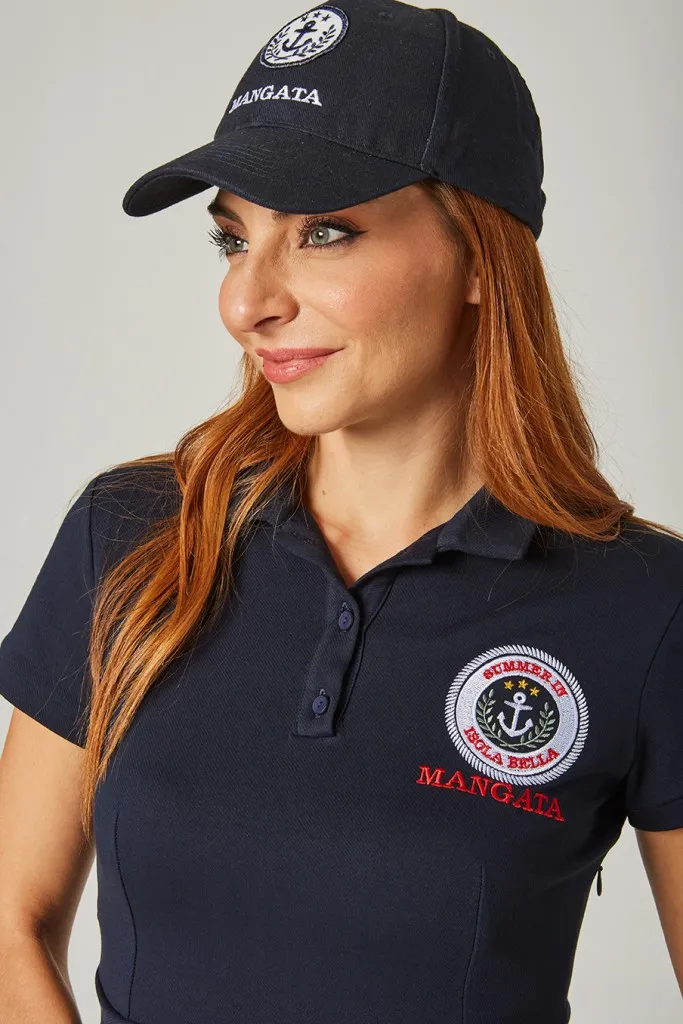 Mangata vestido polero marino