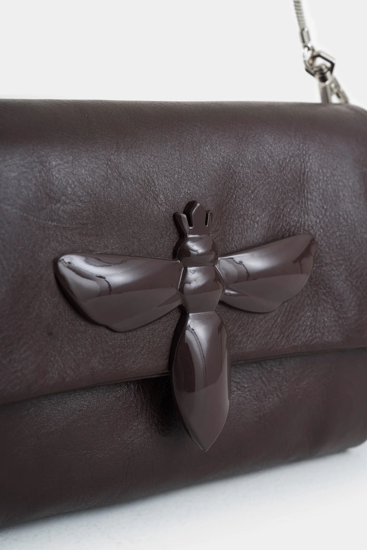 Manos libres iris de cuero para mujer abeja insignia