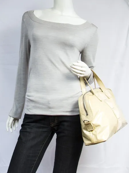 Marc Jacobs Bolso Beige Charol