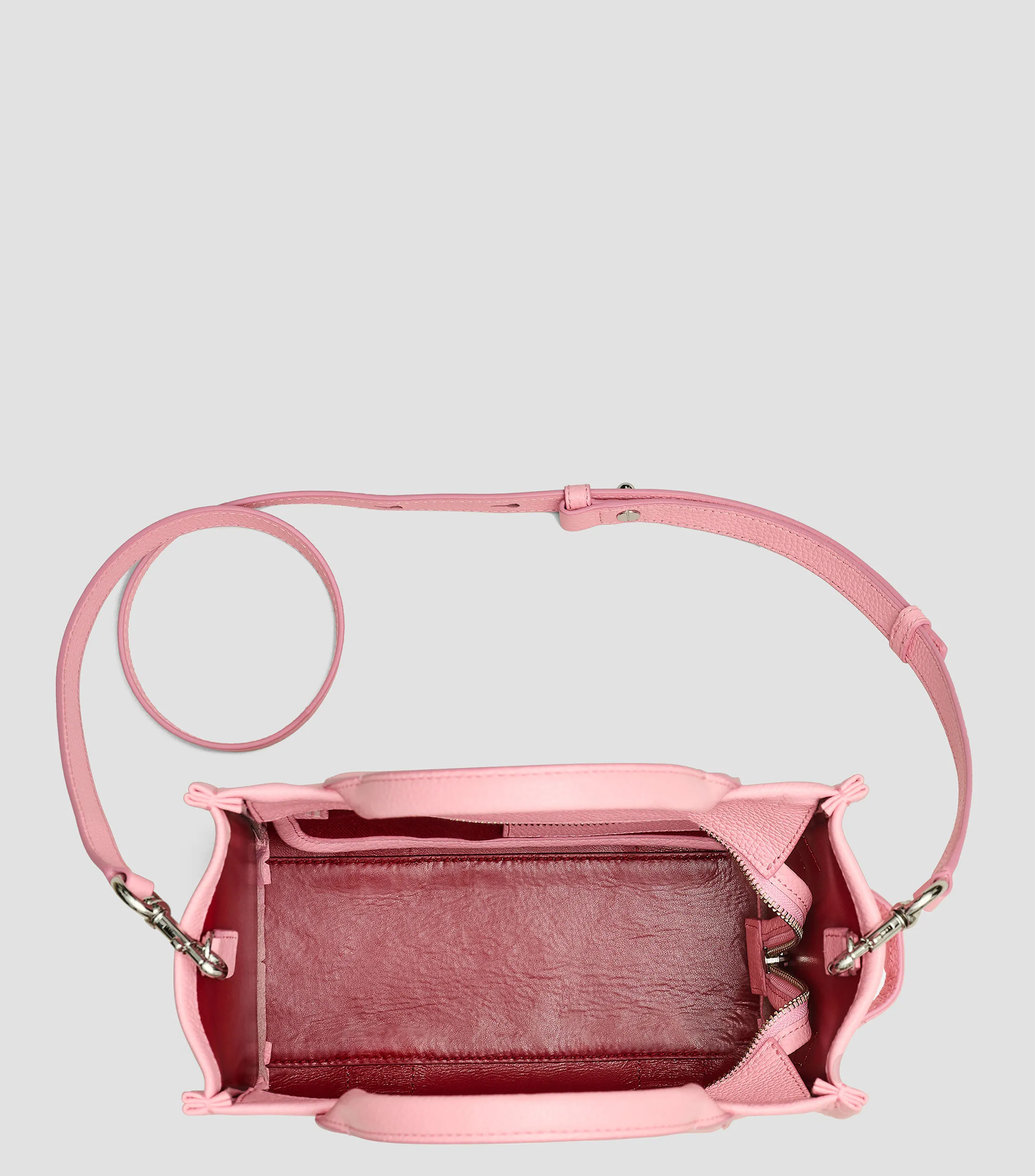 Marc Jacobs Bolso tote chico rosa The Leather Mujer