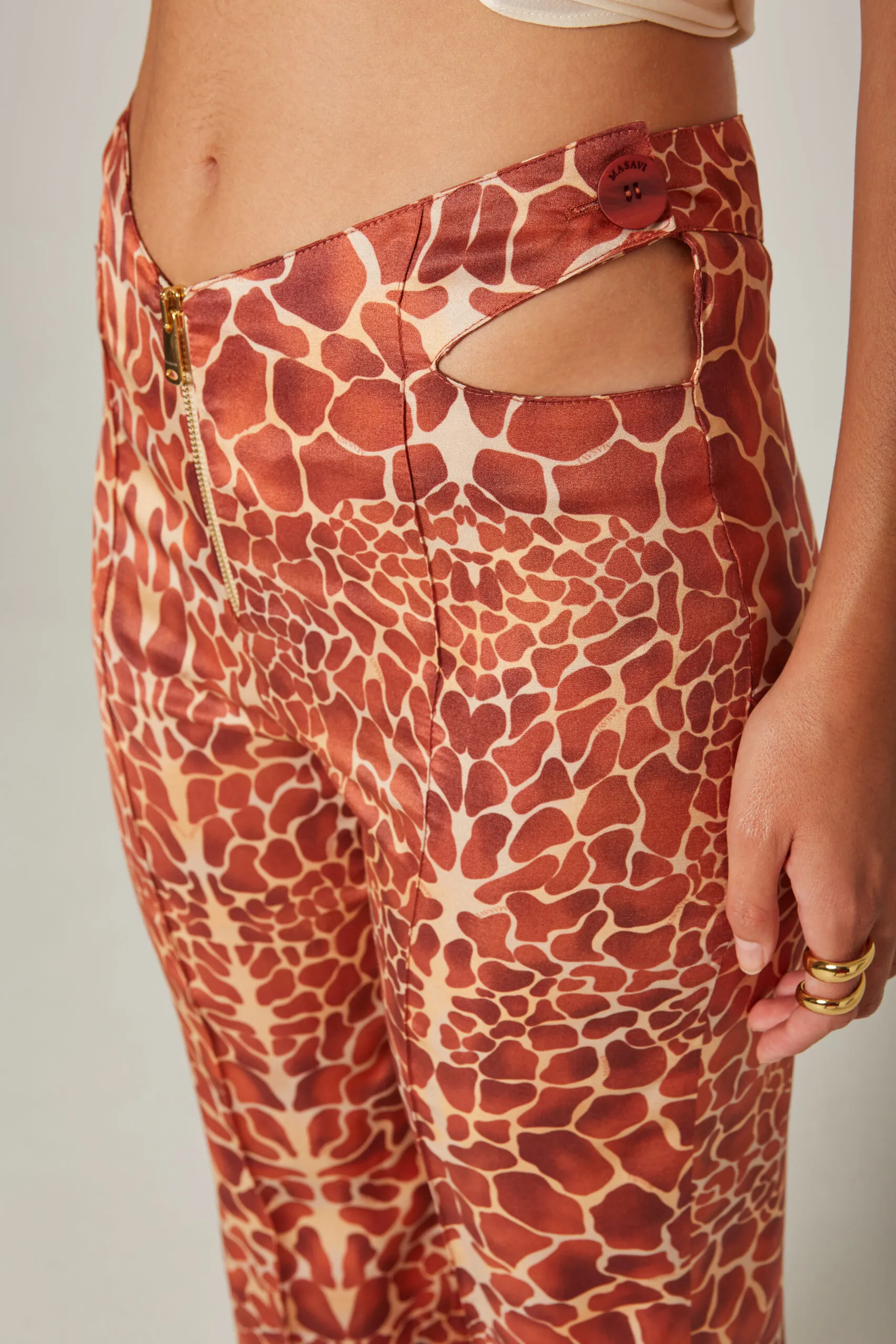 Masavi pantalon cut out jirafa