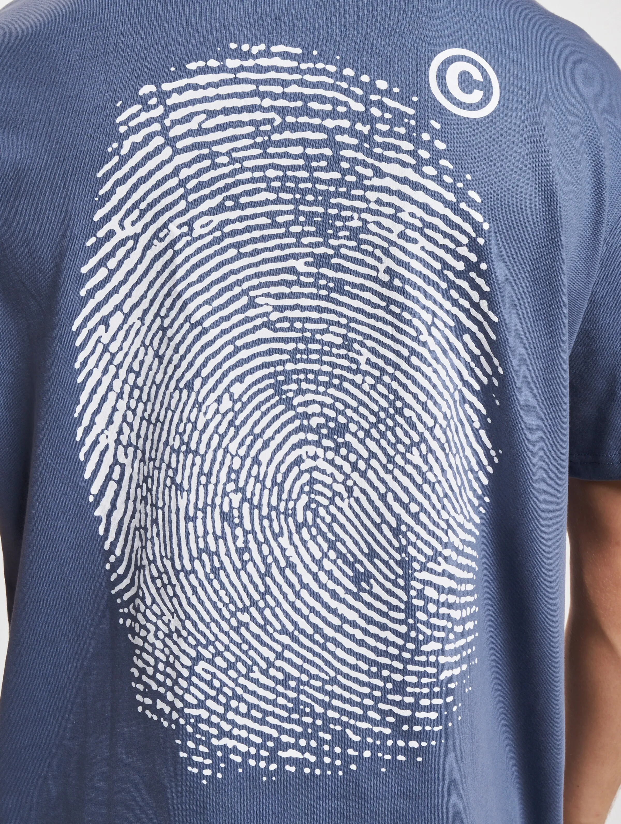 Mister Tee Upscale Fingerprint Oversize
