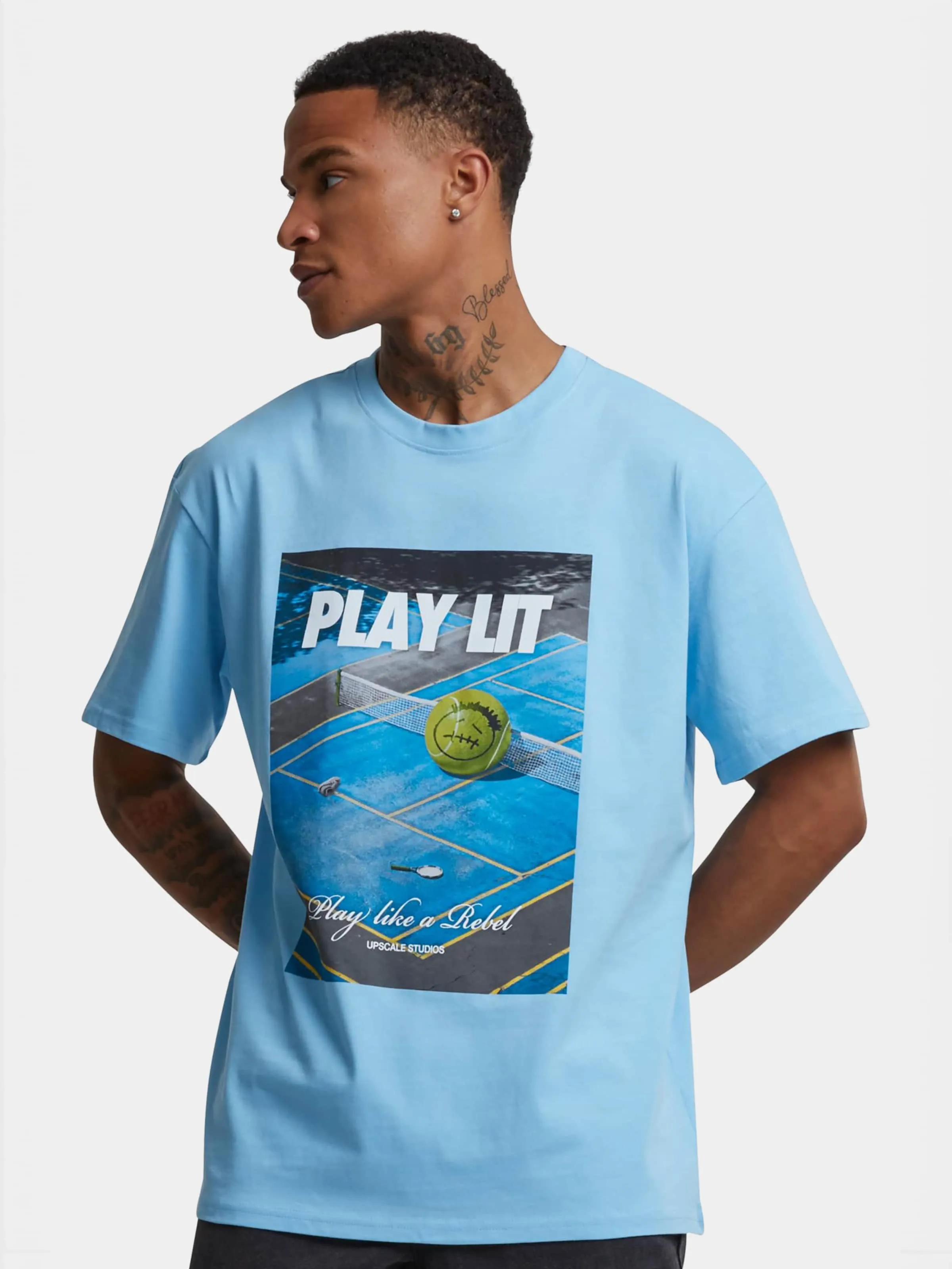 MISTER TEE UPSCALE MISTER TEE UPSCALE PLAYLIT HEAVY OVERSIZE TSHIRTS