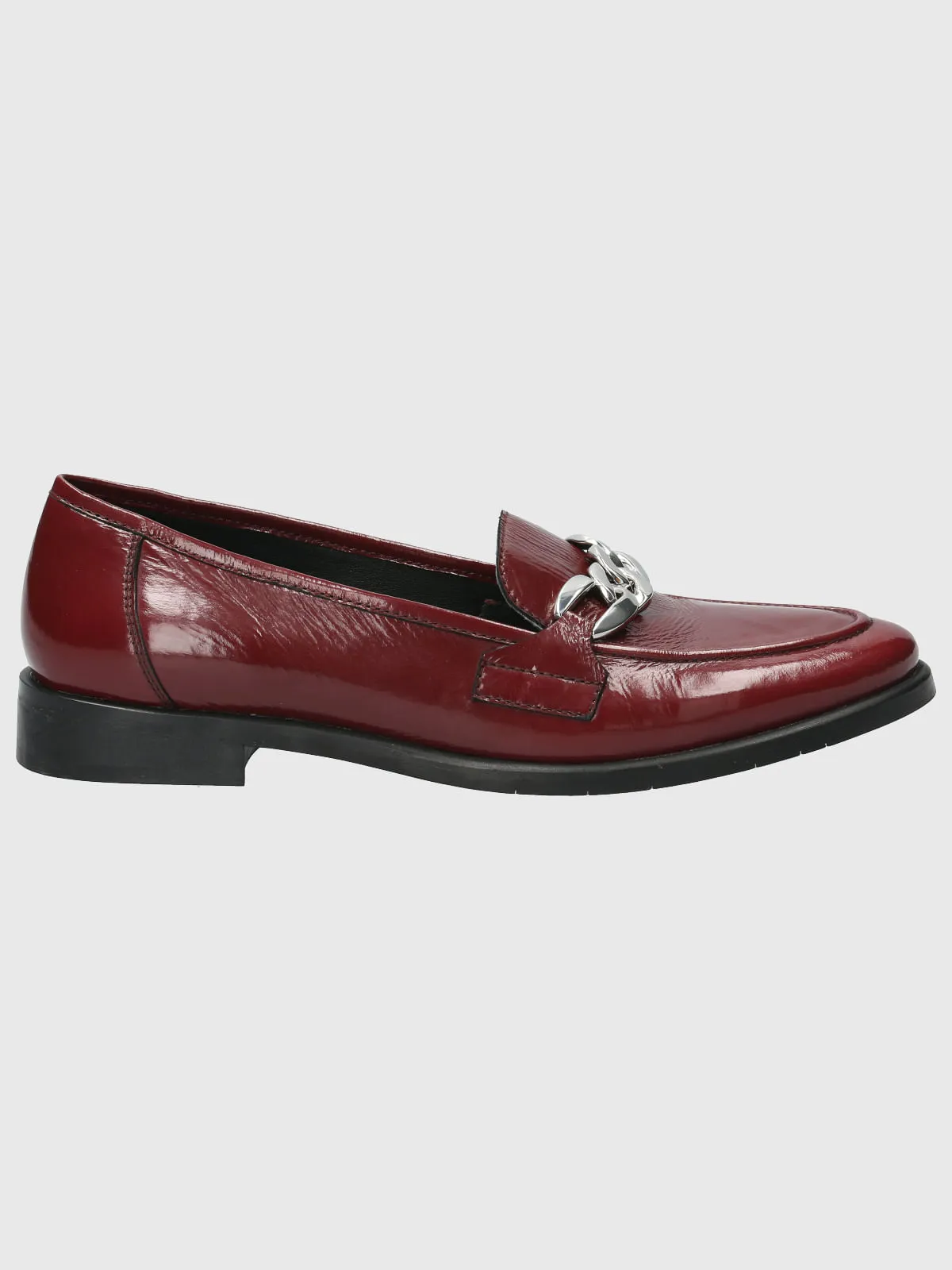 Mocasín Cuero Mujer Hallie Rojo
