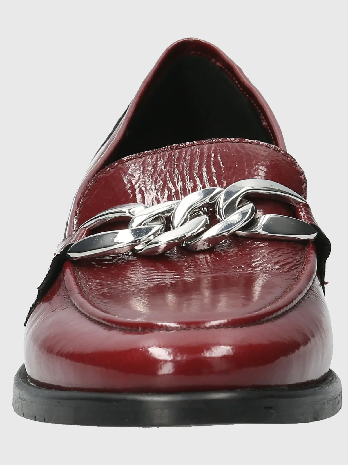 Mocasín Cuero Mujer Hallie Rojo