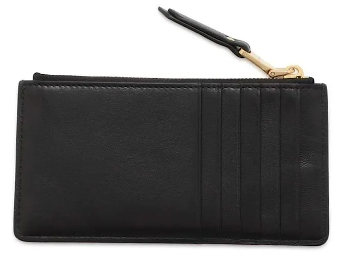 Monedero de cuero Miu Miu Negro 