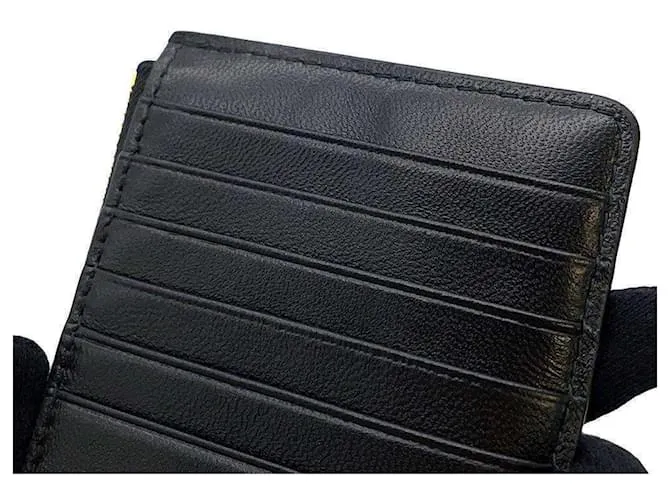 Monedero de cuero Miu Miu Negro 