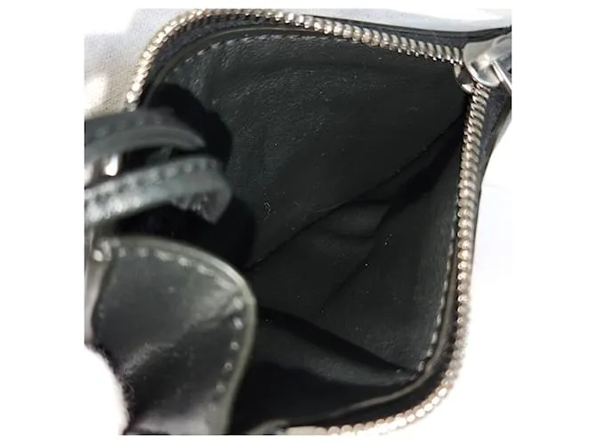 Monedero de cuero negro Bottega Veneta 