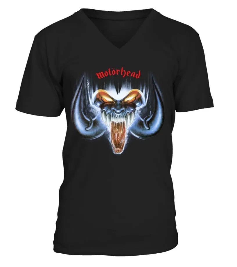 MOTORHEAD 2 BK  ROCK 'N' ROLL CAMISETA CUELLO EN V UNISEX