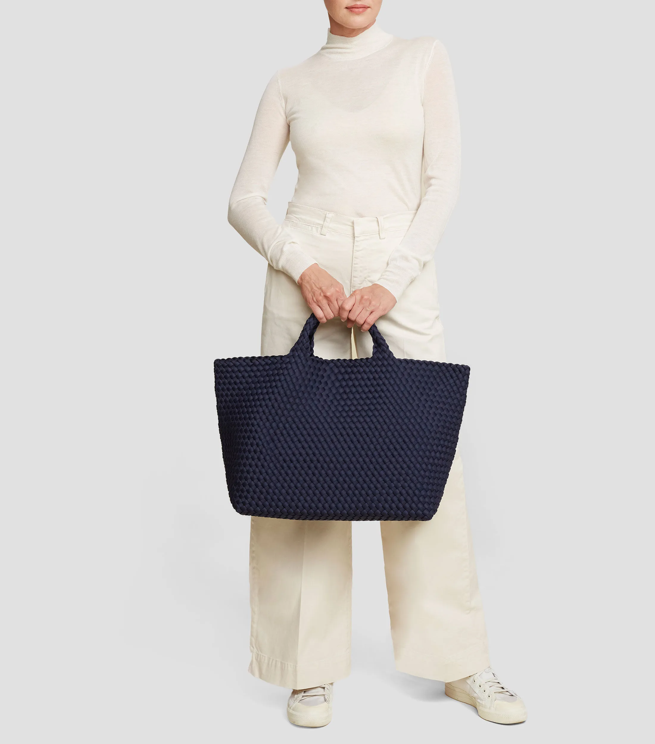 NAGHEDI Bolso Tote Azul St. Barths Mujer