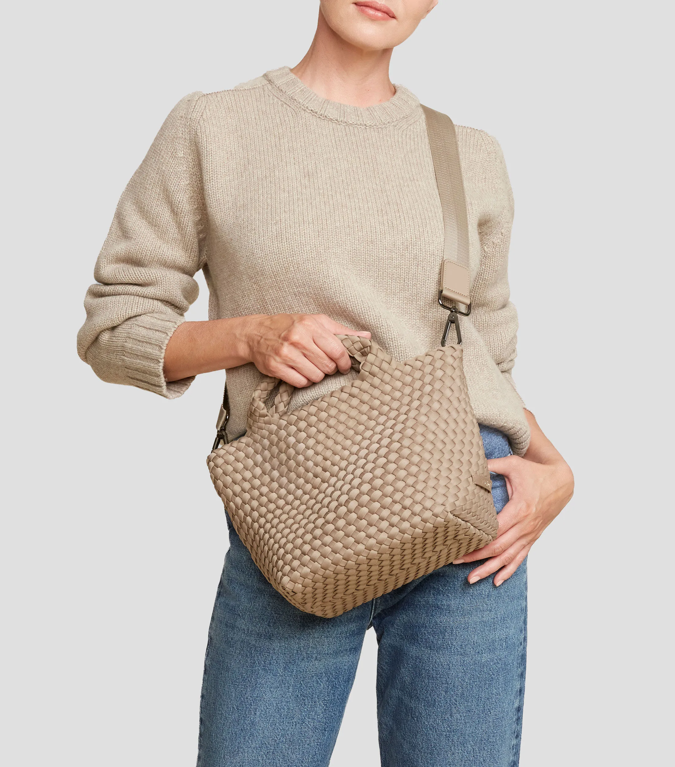 NAGHEDI Bolso Tote St. Barths Texturizado Mujer