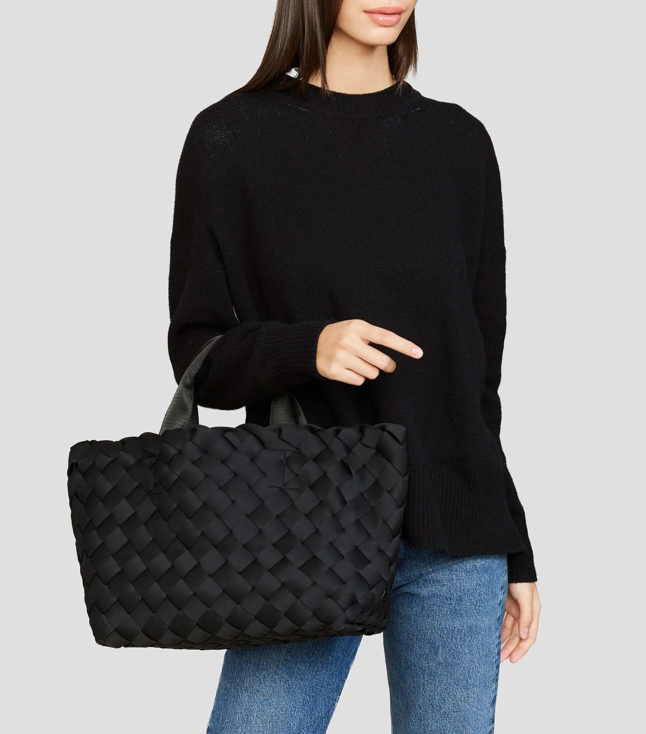 NAGHEDI Bolso Tote Tangier tejido Mujer