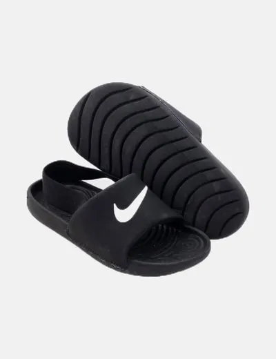 Nike Chancla negra logo