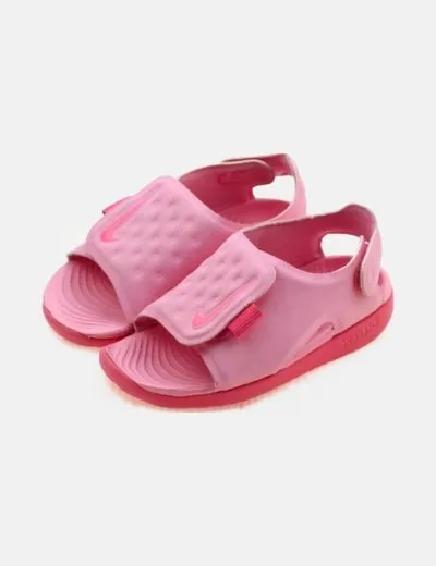 Nike Chancla rosa velcro