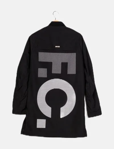 Nike Chaqueta impermeable negra