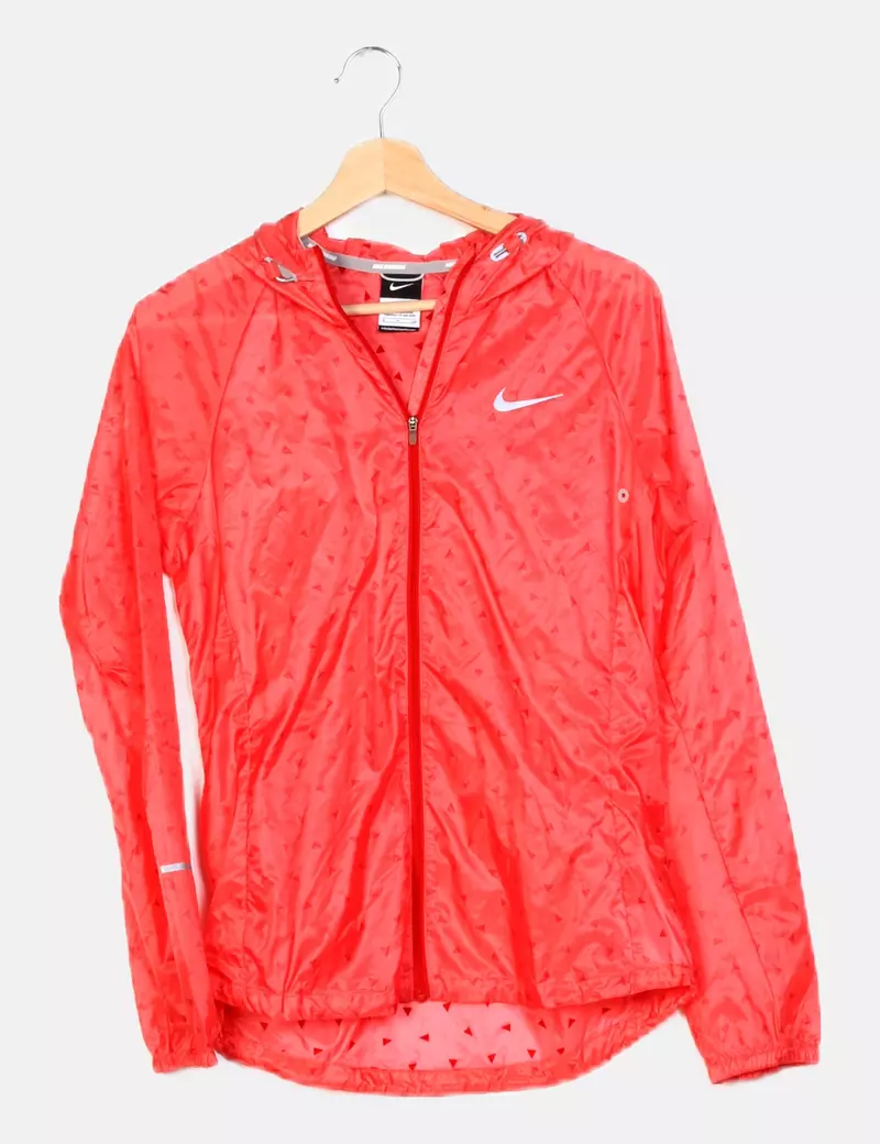 Nike Chaqueta impermeable rosa