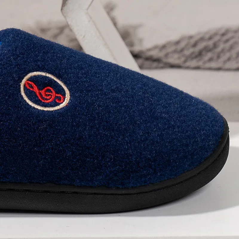 Nuevas toboganes de envío gratis zapatos para mujeres de diseño de algodón con solas zapatillas de algodón de algodón plano zapa