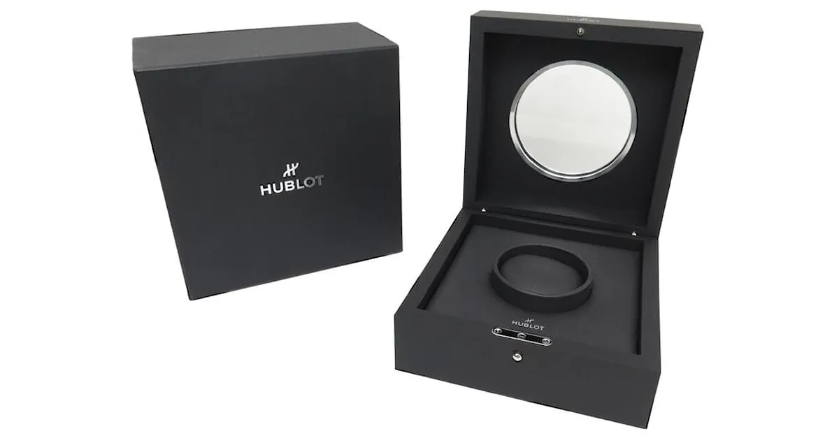 NUEVE CAJA PARA RELOJ HUBLOT EN006 CLASSIC FUSION BIG BANG MP NUEVA CAJA DE RELOJ Negro 