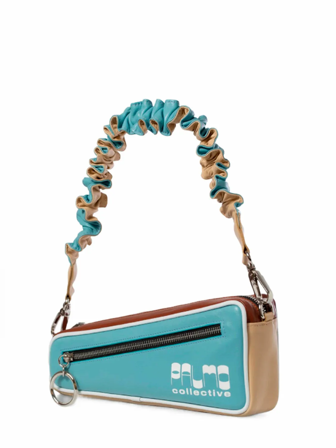 Ocaa Baguette bag blue color block