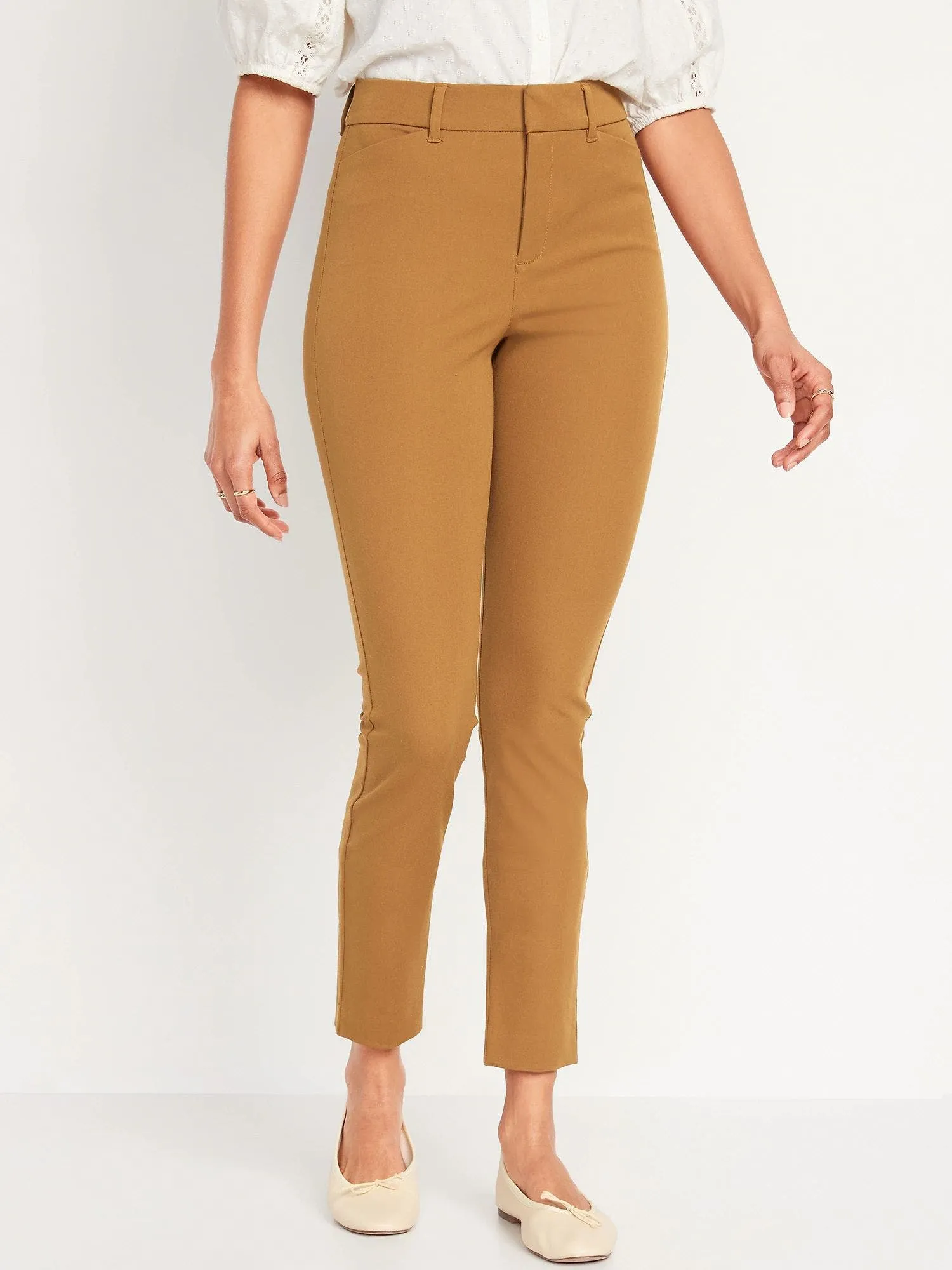 OLD NAVY Pantalon Pixie Tiro Alto Mujer