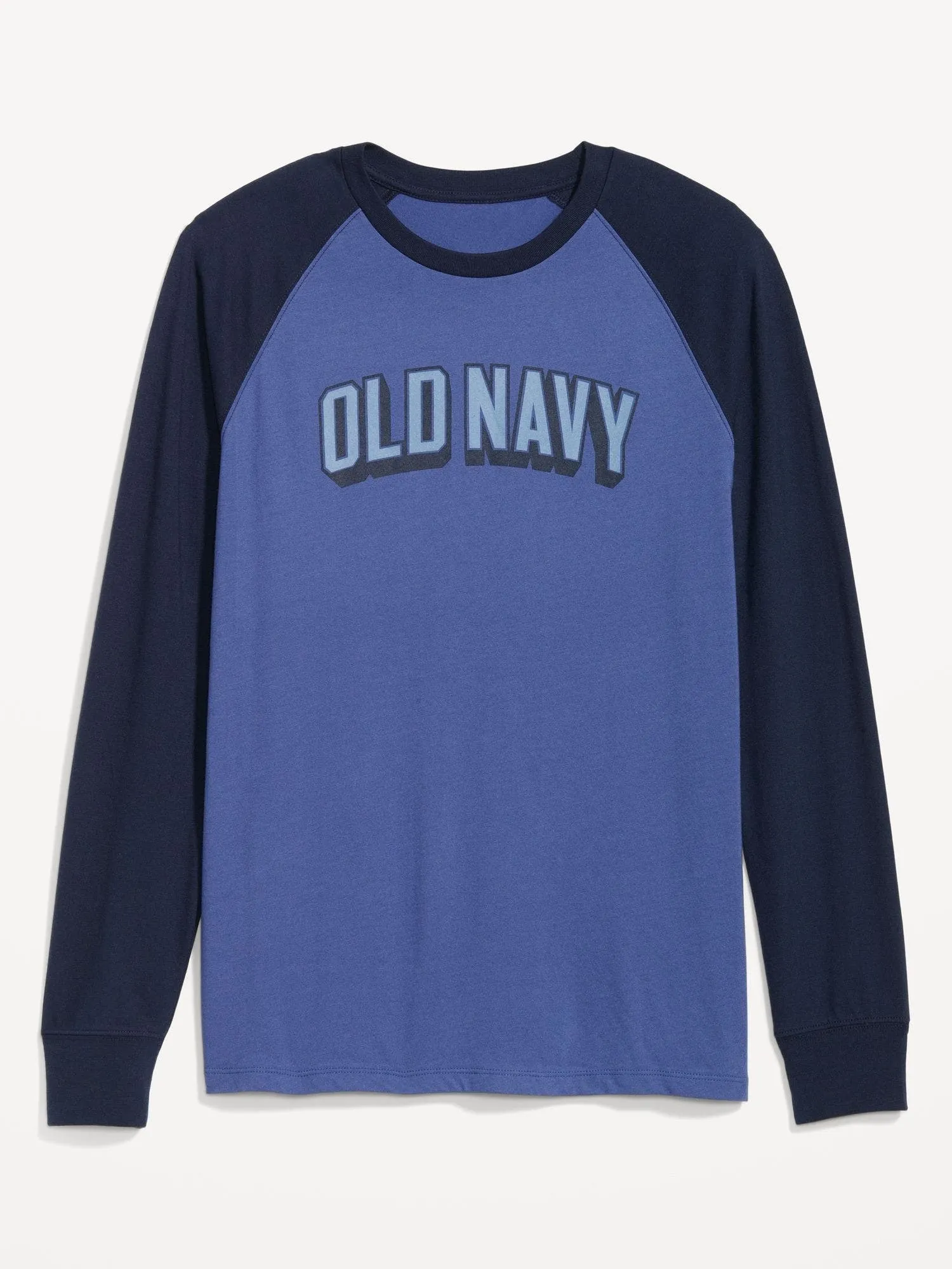 OLD NAVY Polera Manga Larga Old Navy Logo Raglan Hombre