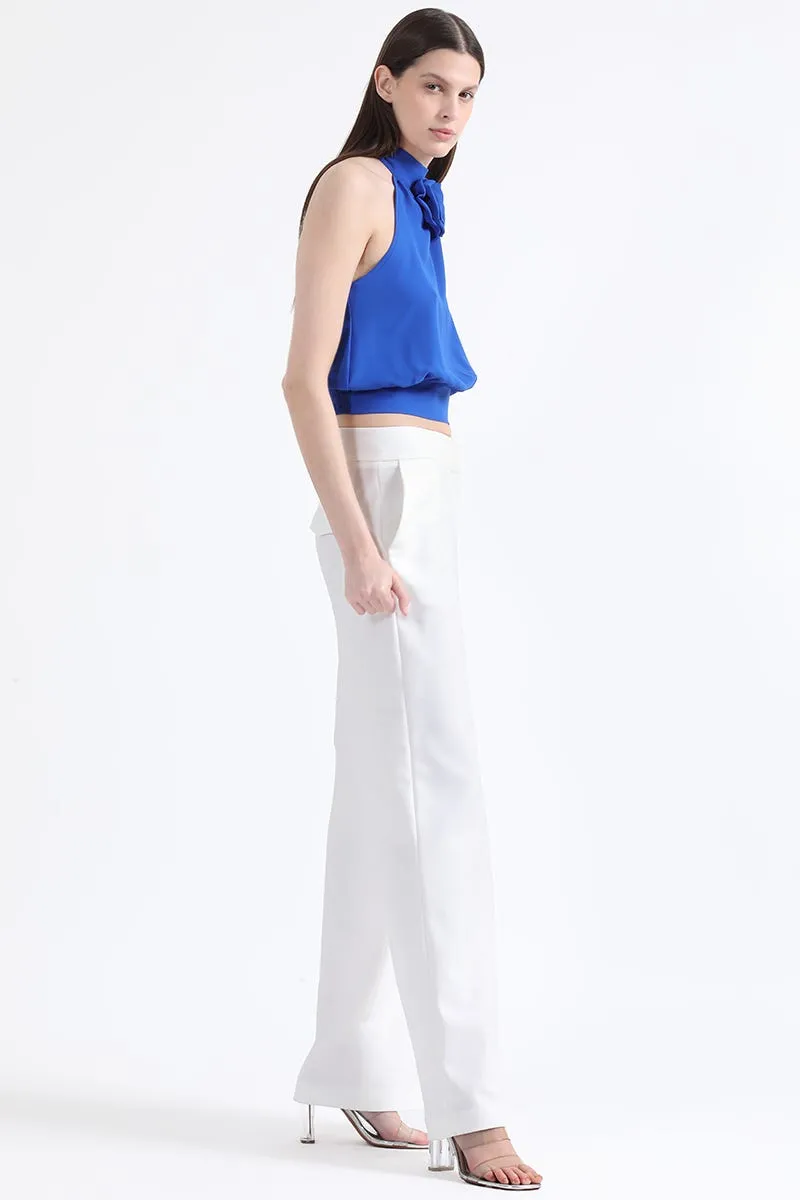PANTALON ANCHO MASCULINO, TIRO ALTO, CRUDO