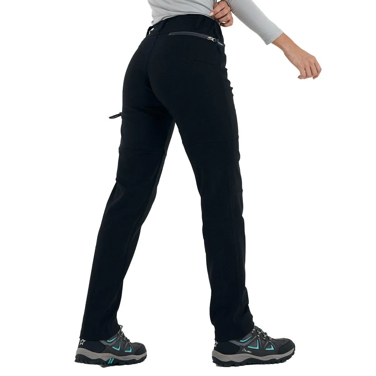 Pantalon Cargo Alaska Jungla Trekking Mujer Negro