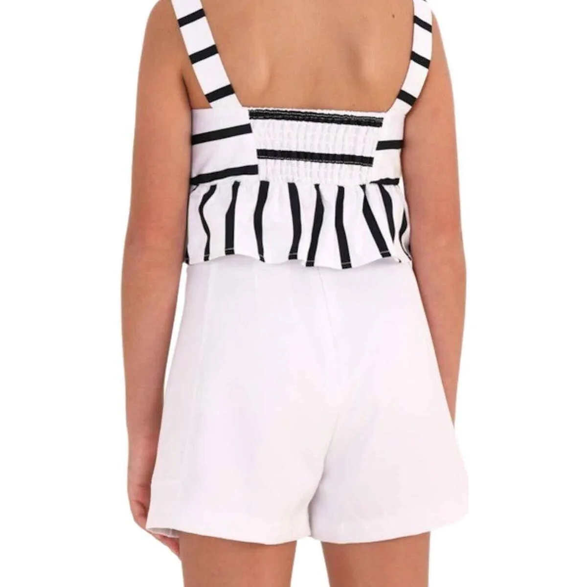 Pantalon corto crepe