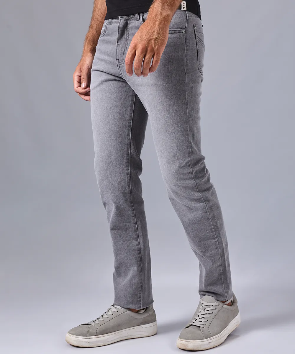 PANTALON DENIM SPANDEX SLIM FIT GRIS OI24