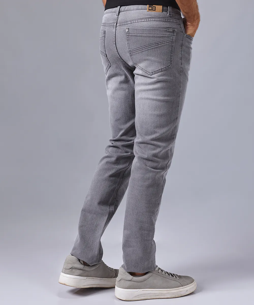 PANTALON DENIM SPANDEX SLIM FIT GRIS OI24