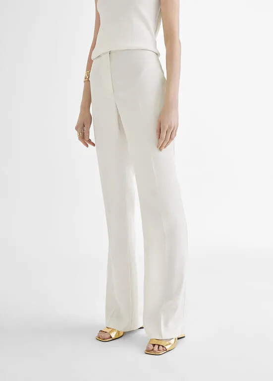 Pantalon flare costura central CRUDO Lola Casademunt