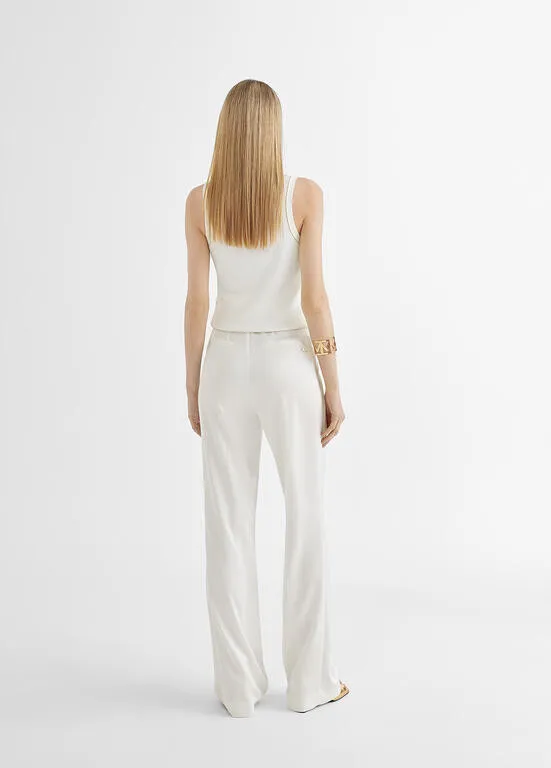 Pantalon flare costura central CRUDO Lola Casademunt