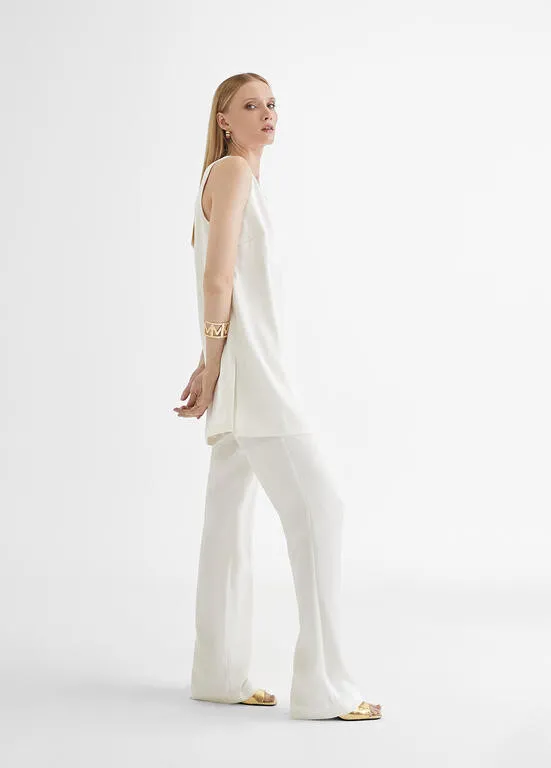 Pantalon flare costura central CRUDO Lola Casademunt
