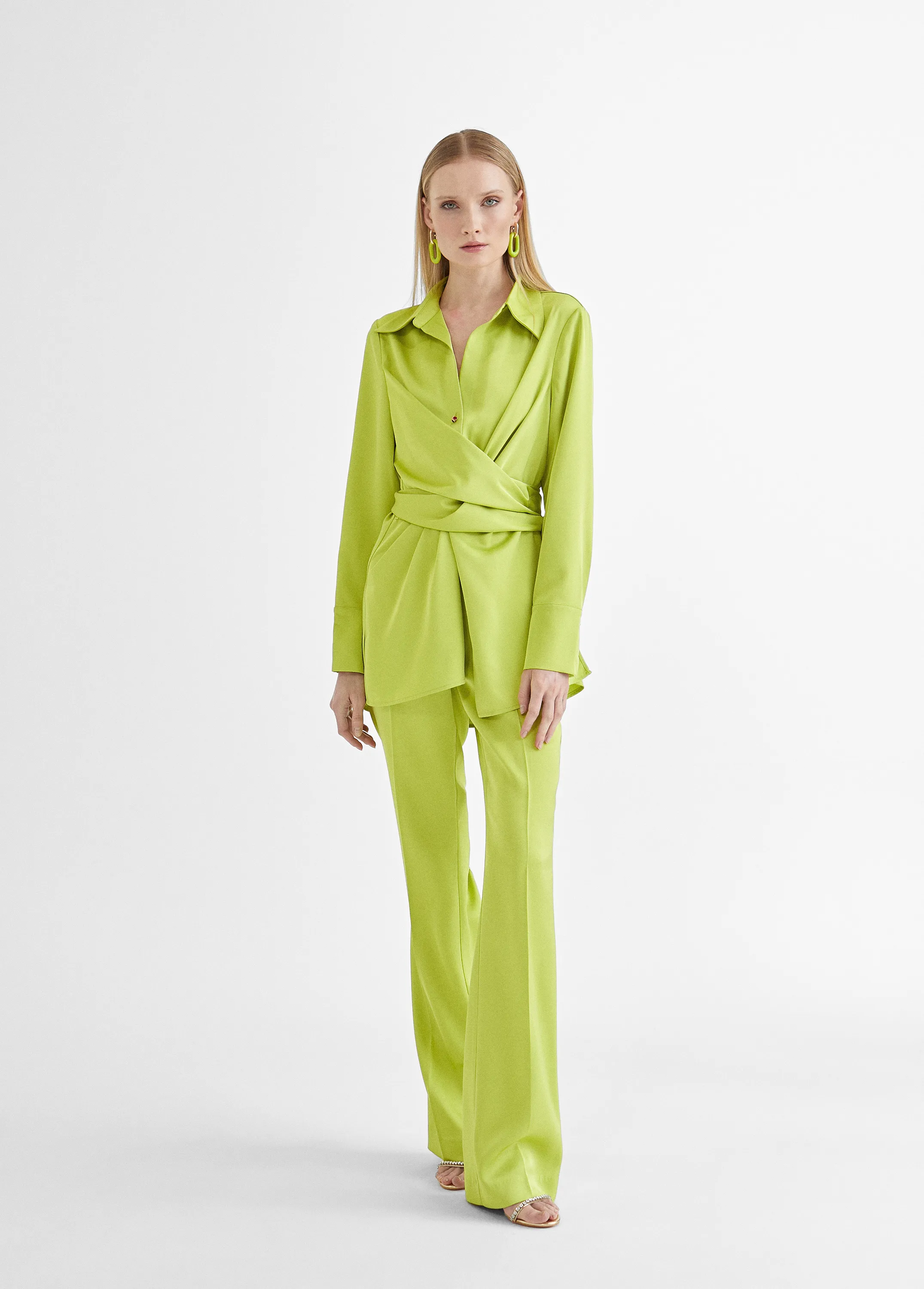 Pantalon flare costura central LIMA Lola Casademunt