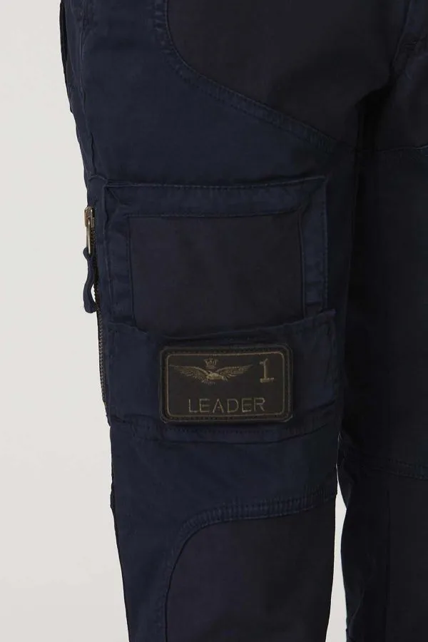 Pantalon Hombre Aeronautica Militare Pa1557Ct3170 Dark Blue