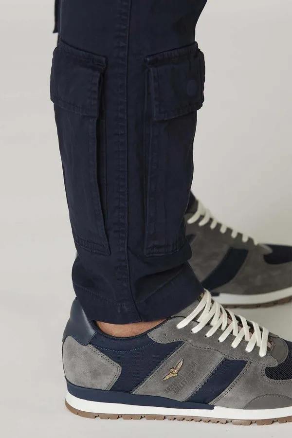 Pantalon Hombre Aeronautica Militare Pa1557Ct3170 Dark Blue
