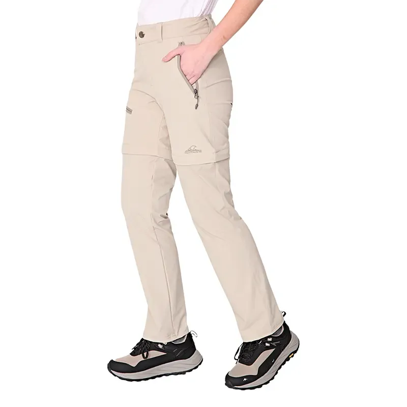Pantalon Montagne Jamaica Trekking Desmontable Mujer Arena