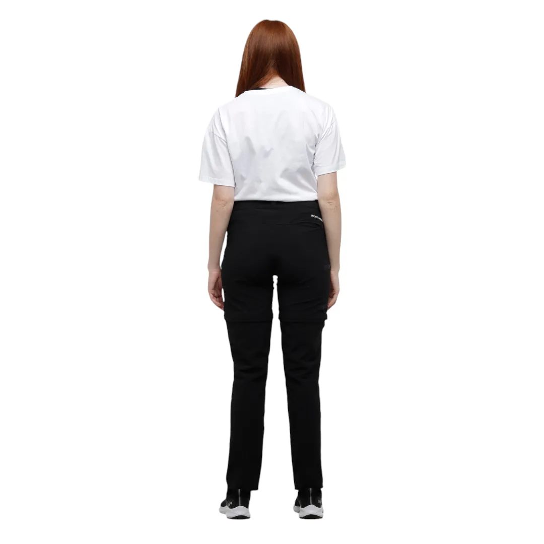 Pantalon Montagne Jamaica Trekking Desmontable Mujer Negro