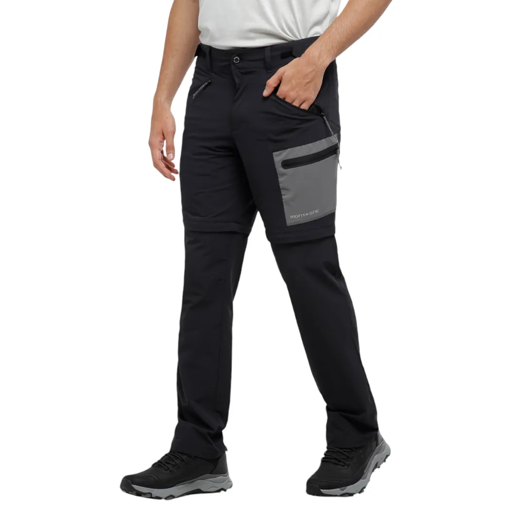 Pantalon Montagne Rex Trekking Desmontable Negro