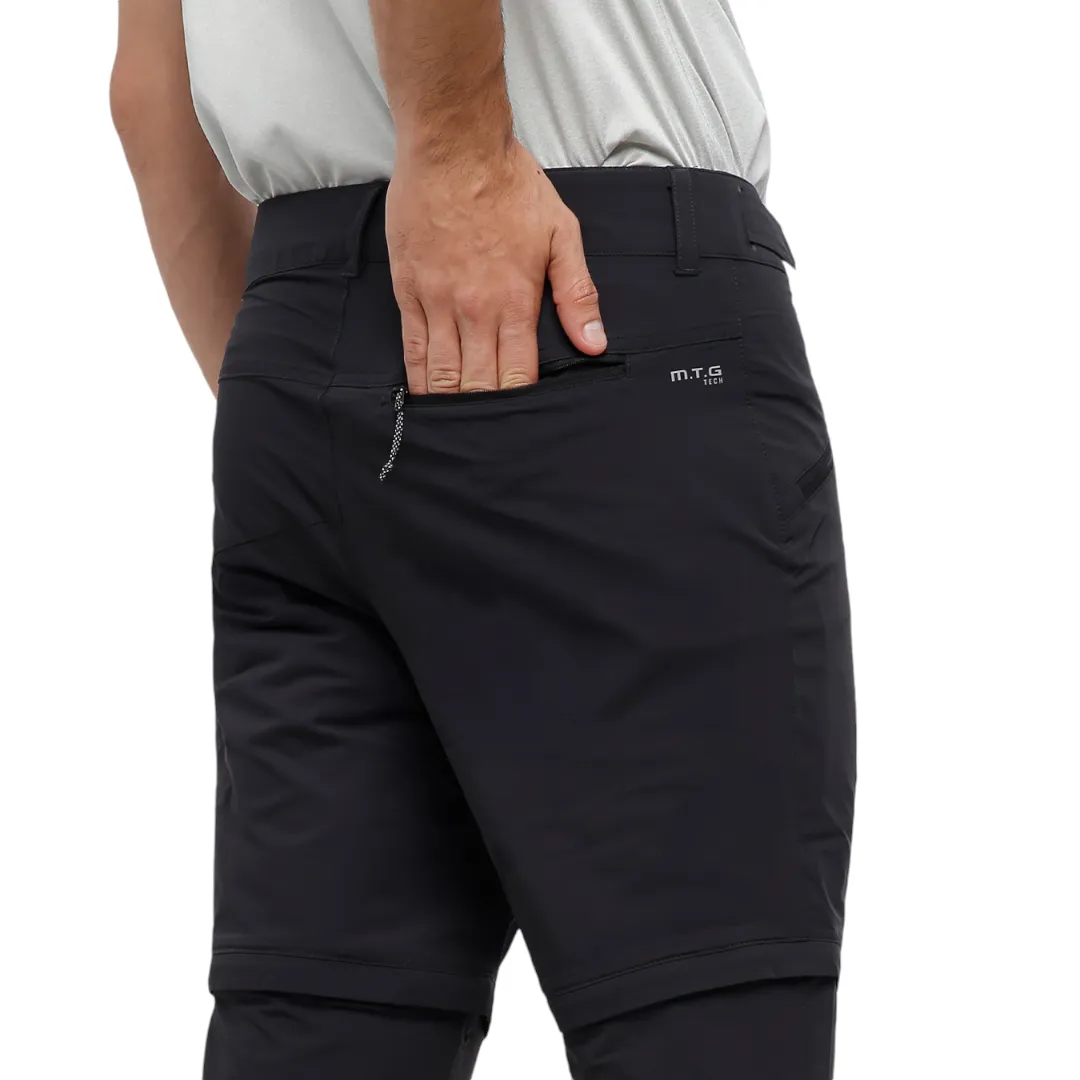 Pantalon Montagne Rex Trekking Desmontable Negro