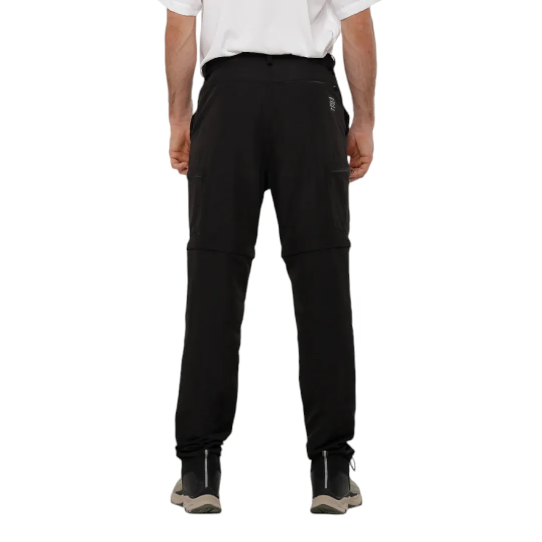 Pantalon Montagne Sherpa Zipper Trekking Desmontable Negro